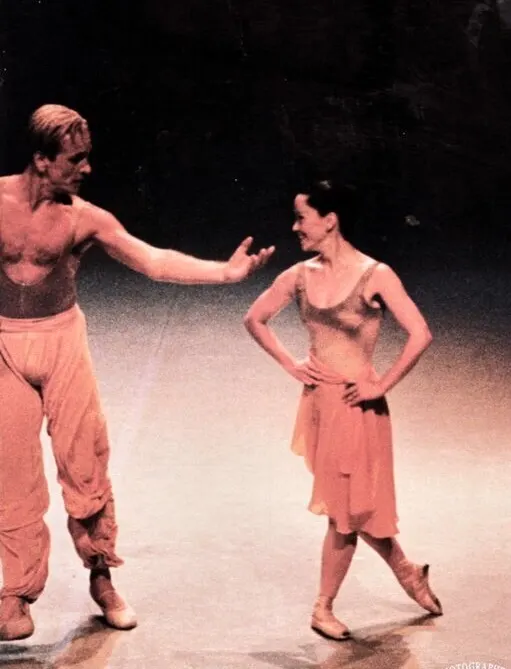 Christina-Maria Mittelmaier dancing with a partner
